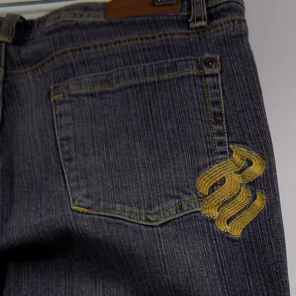 Roca Wear Flare Leg Denim Jeans Size 7/8 - Picture 6 of 10